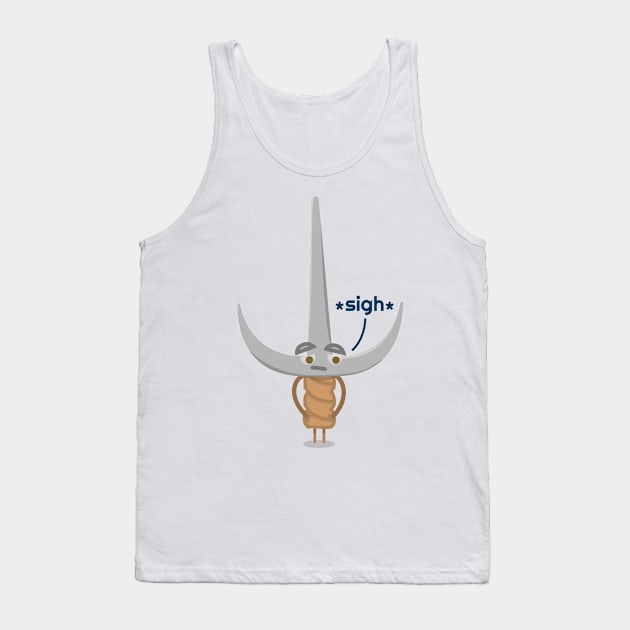 Sighing Sai Tank Top by Wetasaurus